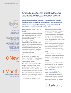 Granja Regina Speeds Insight by Months,