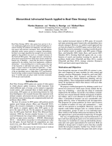 Hierarchical Adversarial Search Applied to Real-Time Strategy Games