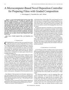 A Microcomputer-Based Novel Deposition Controller for Preparing Films with Graded Composition