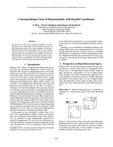Conceptualizing Curse of Dimensionality with Parallel Coordinates