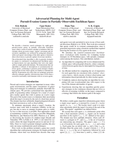 Adversarial Planning for Multi-Agent Pursuit-Evasion Games in Partially Observable Euclidean Space