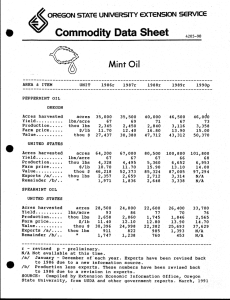 4 Commodity Sheet Data