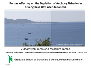 Factors Affecting on the Depletion of Anchovy Fisheries in