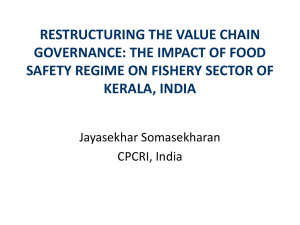 RESTRUCTURING THE VALUE CHAIN GOVERNANCE: THE IMPACT OF FOOD KERALA, INDIA