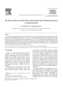 Ab initio studies on molecular conformation and vibrational spectra of propionamide