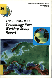 The EuroGOOS Technology Plan Working Group Report