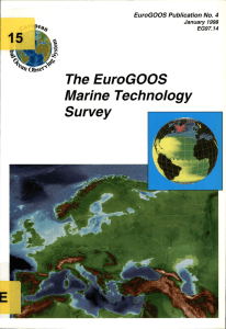 The EuroGOOS Marine  Technology Survey EuroGOOS Publication No.  4