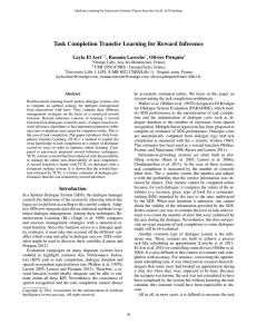 Task Completion Transfer Learning for Reward Inference Layla El Asri