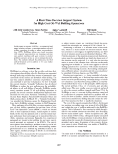 A Real-Time Decision Support System for High Cost Oil-Well Drilling Operations