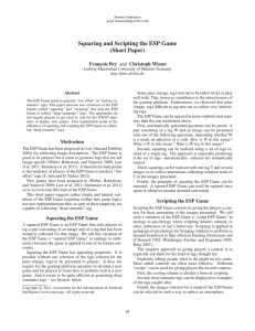 Squaring and Scripting the ESP Game (Short Paper)