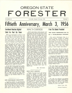 FORESTER 3,  1956 Fiftieth  Anniversary, March