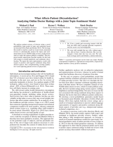 What Affects Patient (Dis)satisfaction?