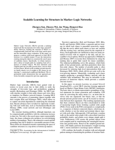 Scalable Learning for Structure in Markov Logic Networks