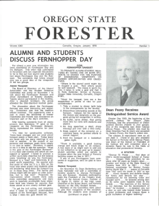 FORESTER OREGON  STATE ALUMNI  AND  STUDENTS