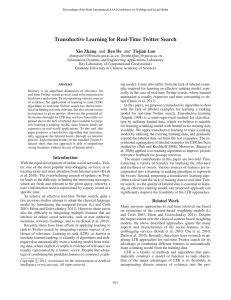 Transductive Learning for Real-Time Twitter Search