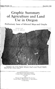 Graphic Summary of Agriculture and Land Use in Oregon