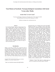 Your Brain on Facebook: Neuropsychological Associations with Social Versus other Media