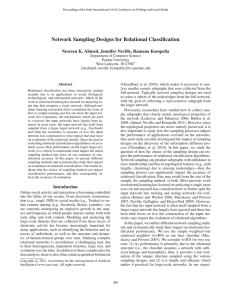 Network Sampling Designs for Relational Classification