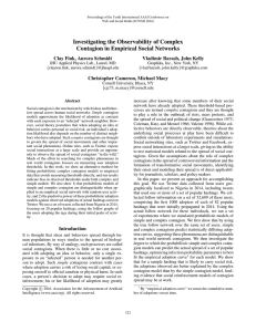 Investigating the Observability of Complex Contagion in Empirical Social Networks