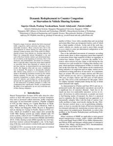 Dynamic Redeployment to Counter Congestion or Starvation in Vehicle Sharing Systems