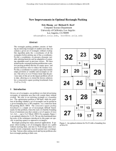 New Improvements in Optimal Rectangle Packing