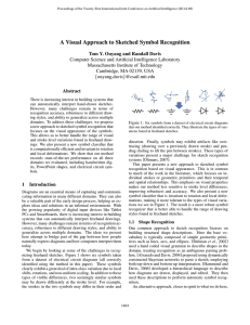 A Visual Approach to Sketched Symbol Recognition