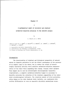 Chapter 11 A mathematical model of microbial and chemical