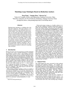 Matching Large Ontologies Based on Reduction Anchors