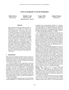 Active Learning for Level Set Estimation