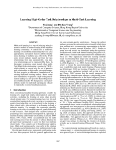 Learning High-Order Task Relationships in Multi-Task Learning