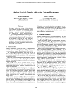 Optimal Symbolic Planning with Action Costs and Preferences