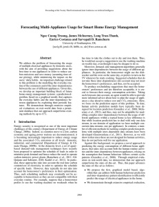 Forecasting Multi-Appliance Usage for Smart Home Energy Management