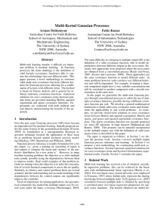 Multi-Kernel Gaussian Processes