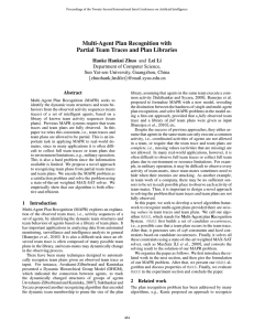 Multi-Agent Plan Recognition with Partial Team Traces and Plan Libraries