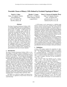 Tractable Classes of Binary CSPs Defined by Excluded Topological Minors