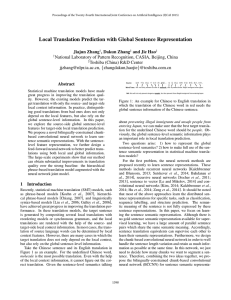 Local Translation Prediction with Global Sentence Representation