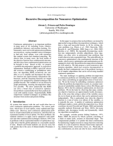 Recursive Decomposition for Nonconvex Optimization