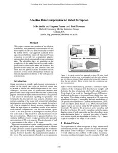 Adaptive Data Compression for Robot Perception