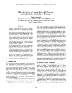 Characterization of Scoring Rules with Distances: