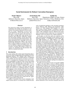 Social Instruments for Robust Convention Emergence