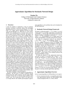 Approximate Algorithms for Stochastic Network Design