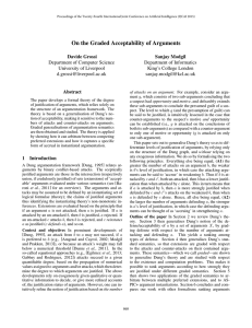 On the Graded Acceptability of Arguments