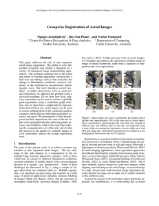 Groupwise Registration of Aerial Images