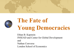 The Fate of Young Democracies