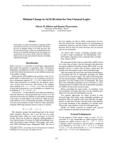 Minimal Change in AGM Revision for Non-Classical Logics