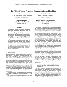 The Adjusted Winner Procedure: Characterizations and Equilibria