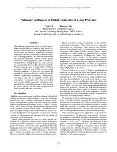 Automatic Verification of Partial Correctness of Golog Programs