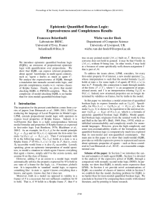 Epistemic Quantified Boolean Logic: Expressiveness and Completeness Results