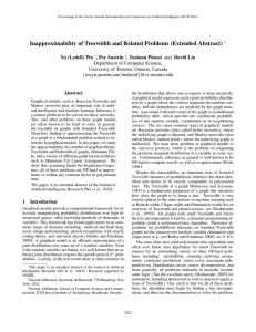 Inapproximability of Treewidth and Related Problems (Extended Abstract)
