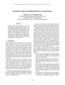 Mechanism Design and Implementation for Lung Exchange